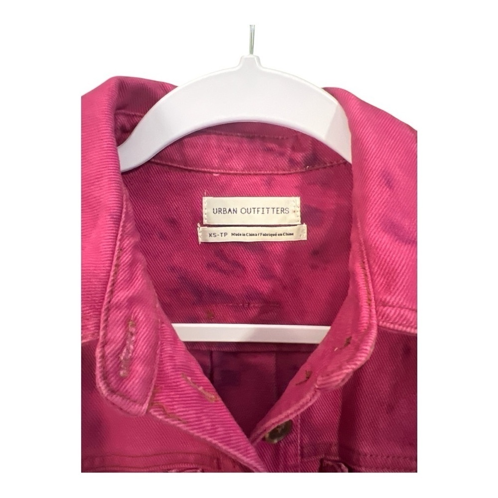 Urban Outfitters Sydney Steamed Utility Jumpsuit Pink Size XS WA1 - Picture 4 of 7